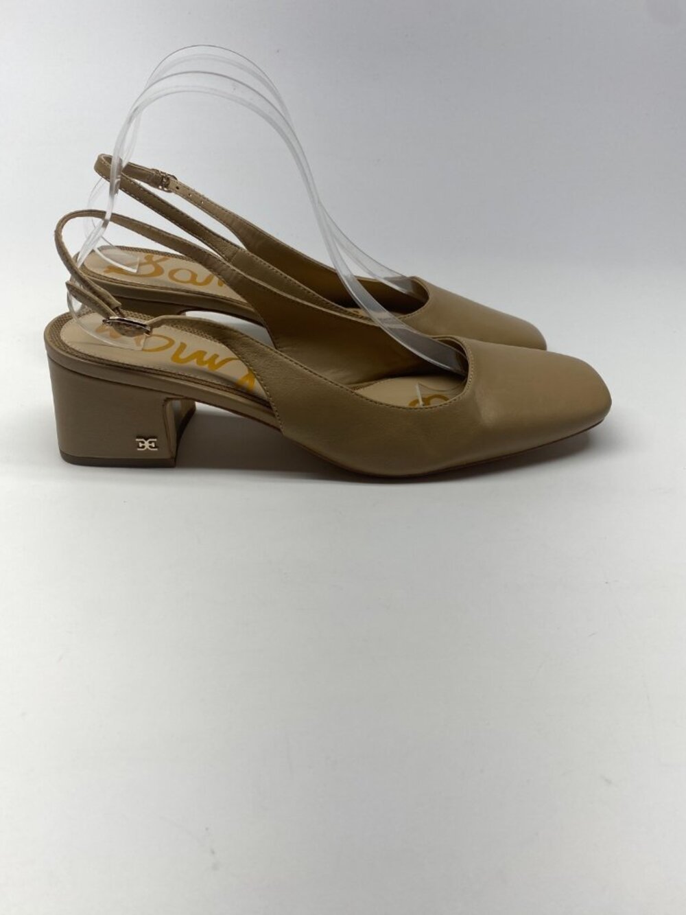 Sam Edelman Womens Terra Soft Beige Leather Slingback Pump Sz 11 - Picture 5 of 10